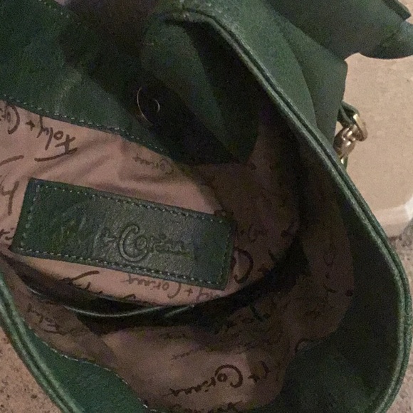 Made in ITALY” Green, Leather bag💕(NWT) - Picture 3 of 5